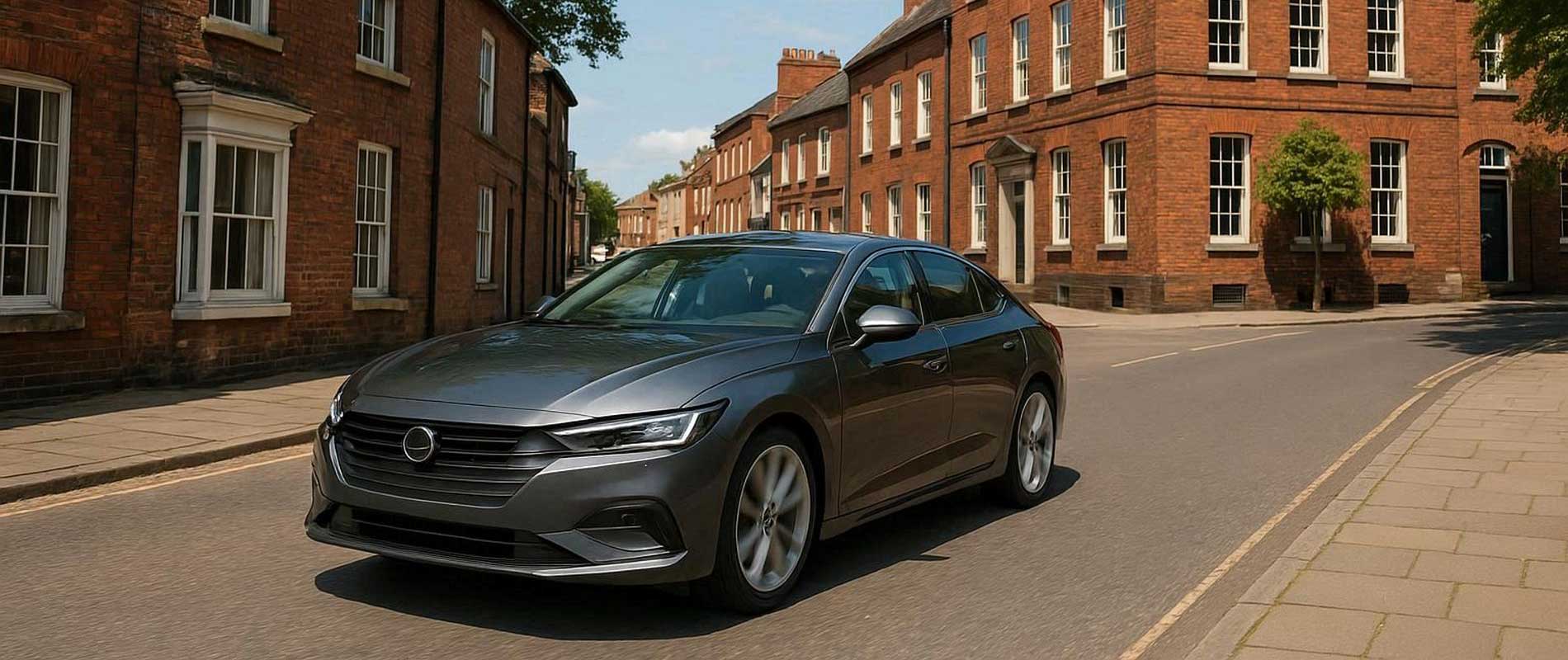 Vehicles travelling along a dual carriageway in chesterfield