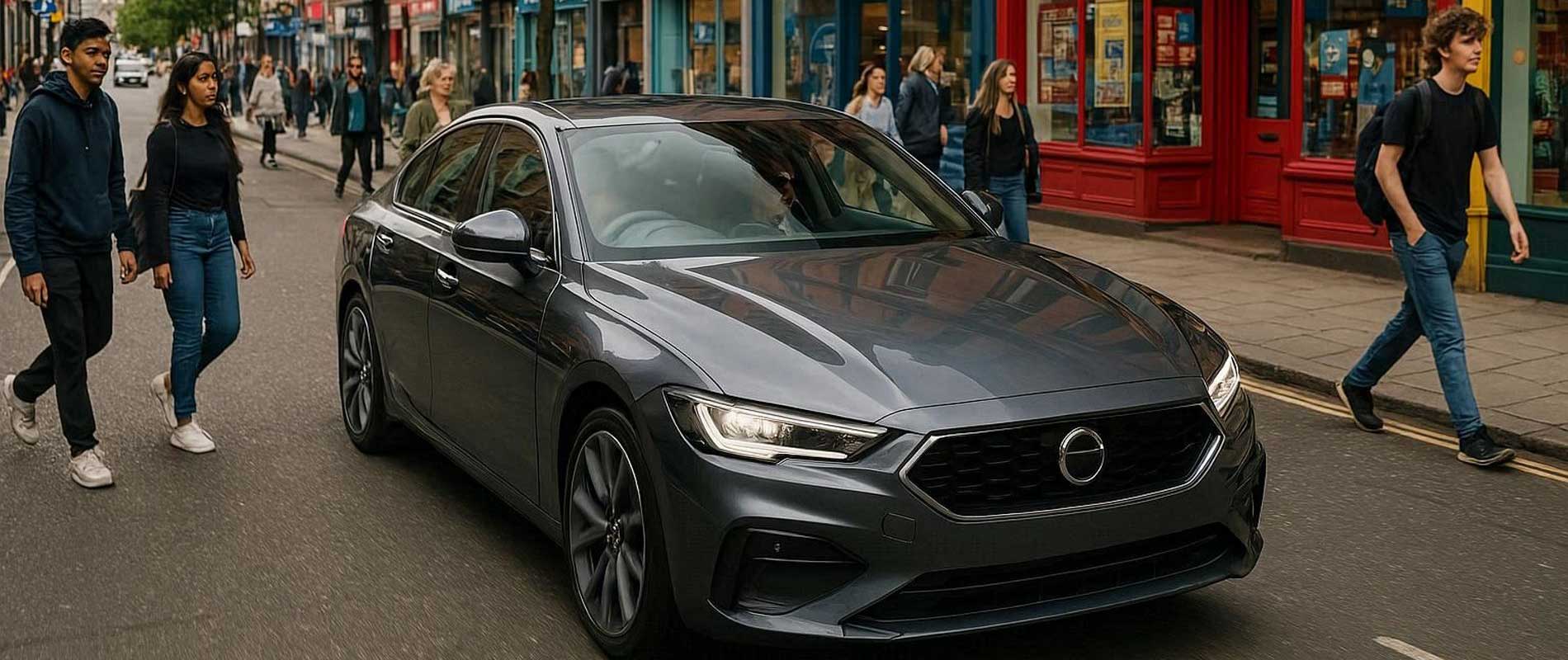 Cars parked under trees on a calm afternoon in leeds