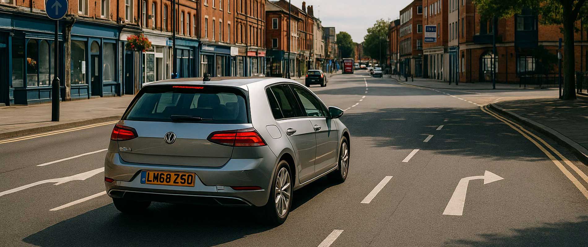 Cars parked near offices in reading